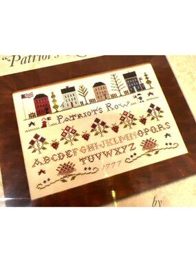 Patriots Row Cross Stitch Pattern By Little House Needleworks